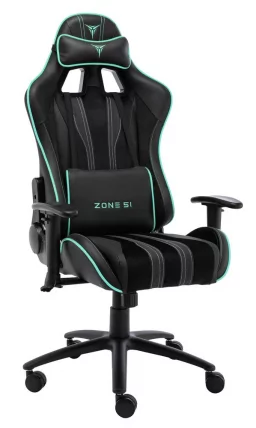 Кресло геймерское ZONE 51 Gravity Black-Cyan_0