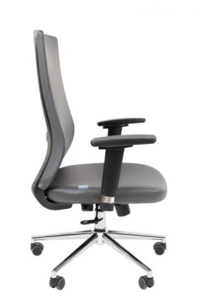 Офисное кресло CHAIRMAN 500 LUX БП экокожа Серый_6