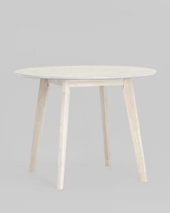 Стол обеденный GERDA 100x100 Беленый дуб_1