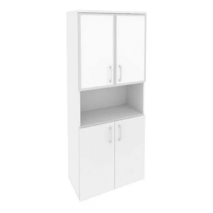 Шкаф высокий широкий ONIX O.ST-1.4R white Белый Бриллиант_0