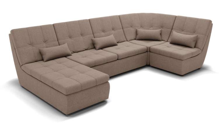 Диван Калифорния-4 (ЗР) Цвет фасада: Светло коричневый; Тип: Универсальный; Материал фасада: Металл/Велюр_0