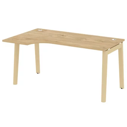 Стол эргономичный левый ONIX WOOD OW.SA-1(L) Тиквуд Светлый/Светлый_0