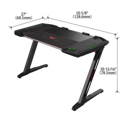 Геймерский стол Eureka Z2 (c RGB подсветкой)_7