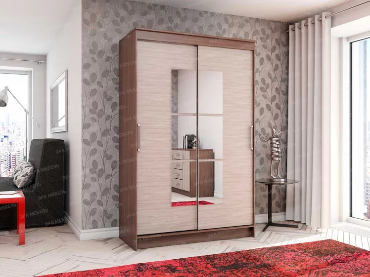 Шкаф-купе ЭЛЕГАНТ 1 Венге/ Сона Лоредо_2
