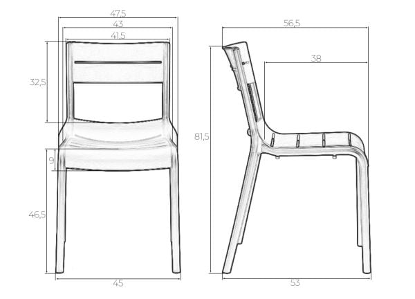 Стул обеденный ДОБРИН ТИМ (черный (Б-03)) 4 шт / DOBRIN TIM (B-03))_10