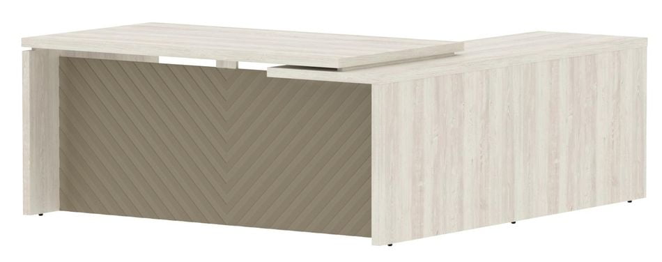 Стол руководителя левый Torr LUX TLCT 1820 L Сосна Эдмонд Капучино_0