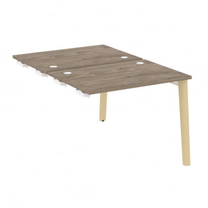 Стол-приставка двойной к опорным элементам ONIX WOOD OW.D.SPR-1.7 Тиквуд Темный/Светлый_0