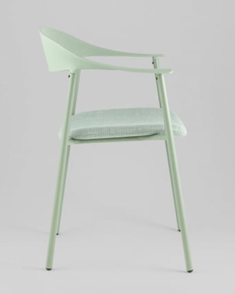 Стул Eila с подушкой пластик зеленый_3