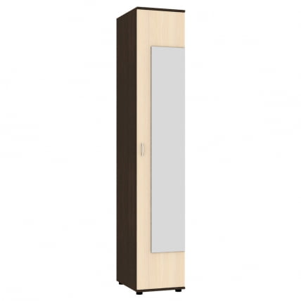 Шкаф распашный Алиса (Х1_М) 2230х400х540 ручка скоба 96мм (Венге-ДМ) / (H1_M)_0