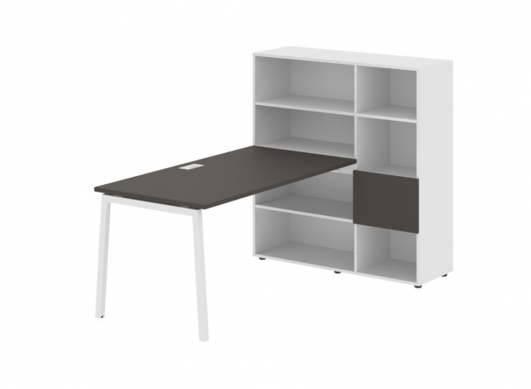 Рабочая станция EDIS ELRST 1215 Мокко Белый Белый_0