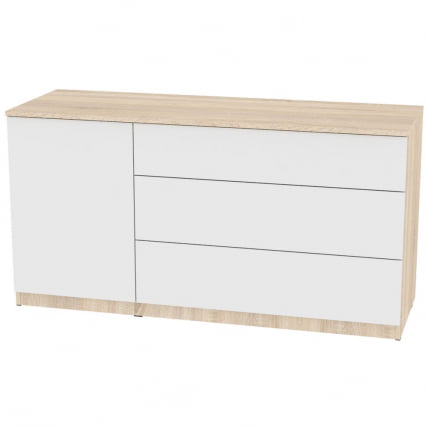 Комод Калисто(K46)699х1352х468PUSHtoOPEN(ДСС-Белый)_0