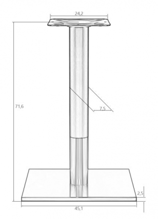 Подстолье обеденное DOBRIN VALENTINO_3