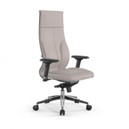 Кресло руководителя Мetta L 1m 46/4D Infinity Easy Clean (MPES) Комплект 2 Светло-бежевое_0