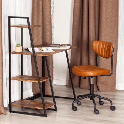 Кресло SLIM иск. кожа, Brown (коричневый)_10