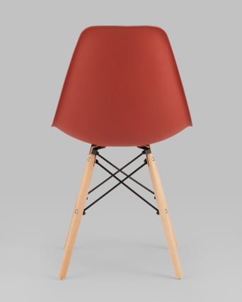 Стул Еамес Стйле ДСВ терракотовый 4 шт. комплект (разборный каркас) / Eames Style DSW_4