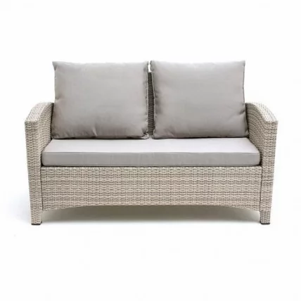 Плетеный диван С58Б-В85 Латте / S58B-W85 Latte_1