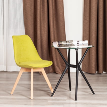 Стул TULIP SOFT (mod. 053V) дерево/пластик/ткань, 49,5 x 54,5 x 84 см, Светло-зеленый (Light green) LY1701-8_9