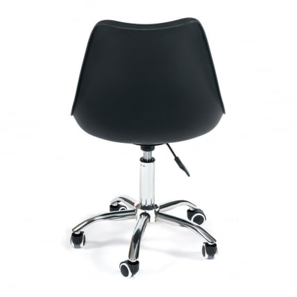 Офисное кресло TULIP (mod.106-1) металл/пластик/PU, 58 x 47 x 97см, Black (черный) / Chrome (хром)_2