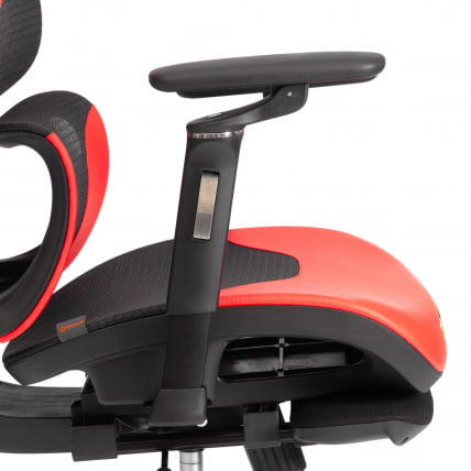 Кресло KingCobra иск. кожа / сетка, черный / красный_16