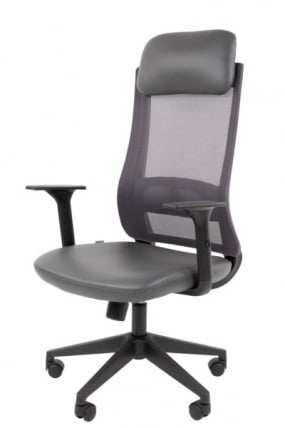 Офисное кресло CHAIRMAN 500 LT экокожа Серый_21