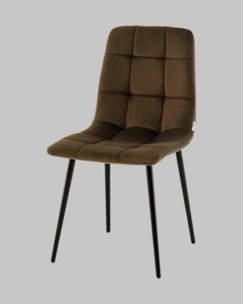 Стул Одди НЕВ велюр коричневый / NEW_2