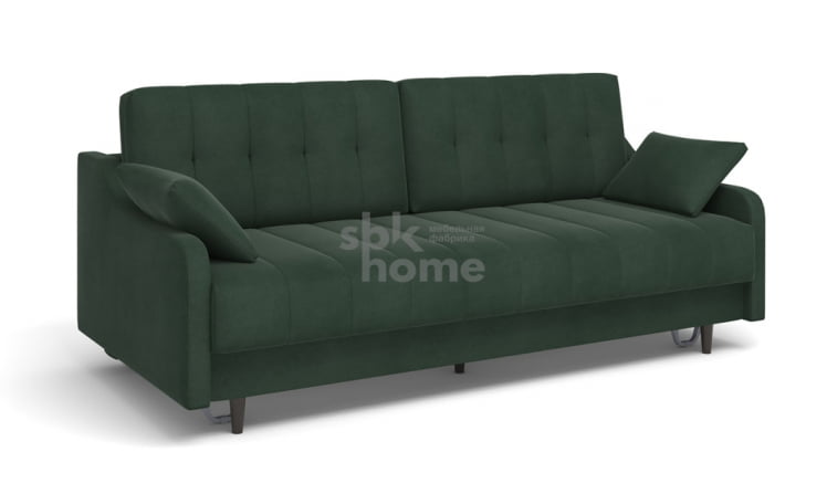 Диван Женева Еврокнижка цвет Lamb emerald (1150*2210*960), 2095117/49136/9_0