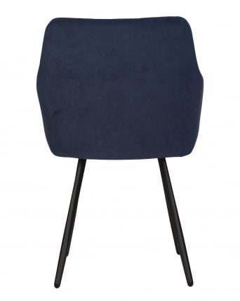 Стул обеденный DOBRIN ROBY велюр Catania Dark Blue_4