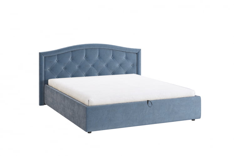 Кровать 1.6 Верона 2 с подъем. механизмом ЗП.КМ1.6-01.2 изумруд (велюр) / ZP.KM1.6-01.2_0