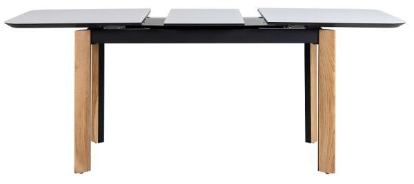 Стол раскладной Combi Glass 140-180 Automatic Natur/Light matte glass_7