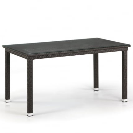 Плетеный стол T256A-W53-140x80 Brown_0