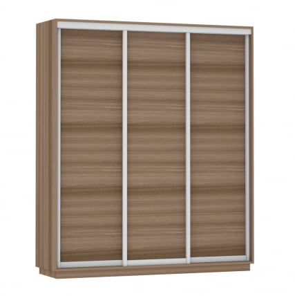 Шкаф-купе трехдверный Экспресс Трио Элемент 1800х2400h Ясень шимо тёмный_0