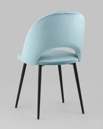Стул Меган велюр Пыльно-голубой_5
