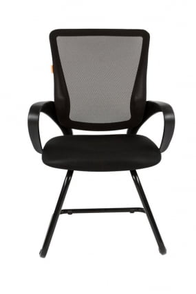 Кресло для посетителей CHAIRMAN 969 В (V) сетка черная/ткань черная_1