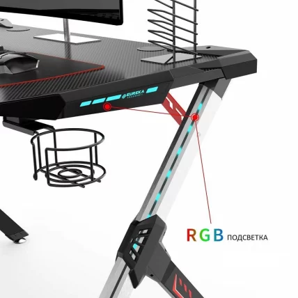 Геймерский стол Eureka R1-S Черный_4