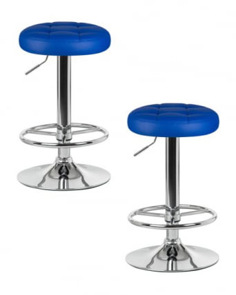 Табурет барный DOBRIN BRUNO (синий) 2 шт_0