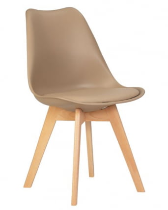 Стул обеденный ДОБРИН ДЖЕРРЙ СОФТ (ножки светлый бук, цвет сиденья бежевый (ГР-03)) 4 шт / DOBRIN JERRY SOFT (GR-03))_1