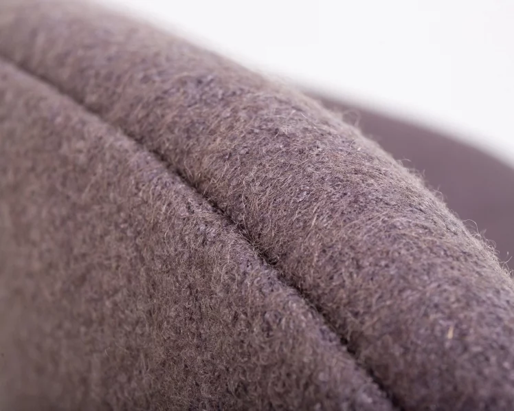 Кресло дизайнерское DOBRIN EMILY Серая ткань AF7_11