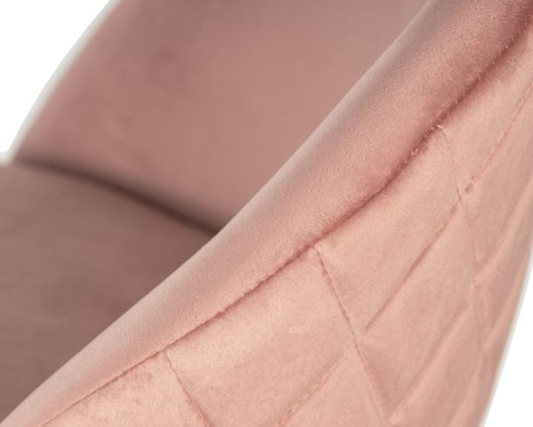 Стул барный ДОБРИН МИЛАНА (пудрово-розовый велюр (МДЖ9-32)) 2 шт / DOBRIN MILANA (MJ9-32))_8