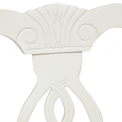Стул Афродита/ Aphrodite дерево гевея, 46х54х99см, butter white, ткань кремовая с рисунком (3321)_4