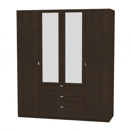 Шкаф распашный R-198х180х45-3-TR-M(Венге)_0