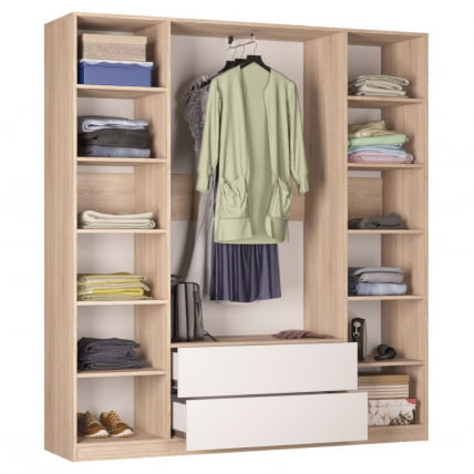 Шкаф распашный Р-198х180х45-2-ПО(ДСС) / R-198х180х45-2-PO(ДСС)_1