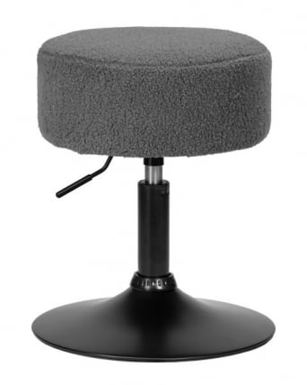 Пуф ДОБРИН ДЭННИ БЛАCК (темно-серое букле (16)) / DOBRIN DANNY BLACK_0