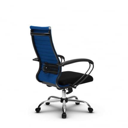 Кресло офисное МЕТТА B 2b 19/K130, Основание 17833 Комплект 2 Синее Черное_2