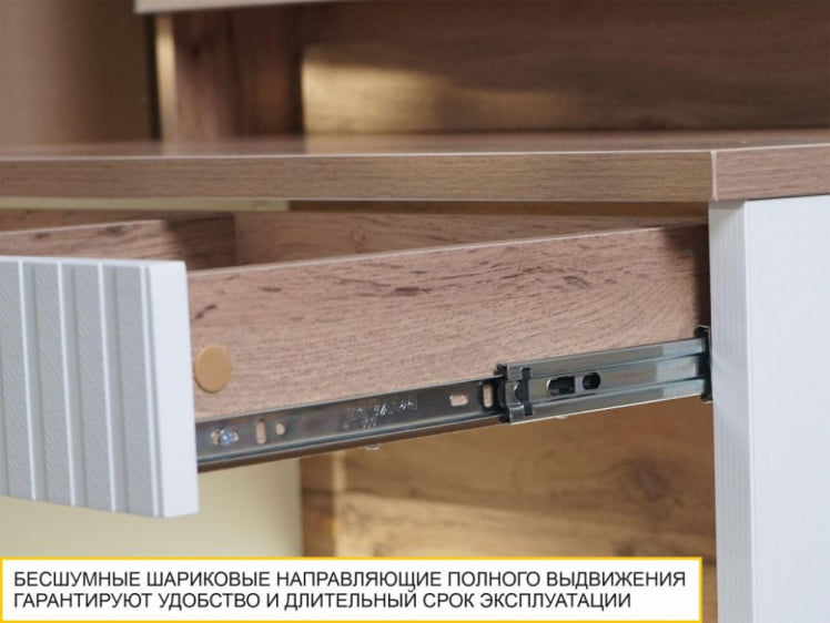 Туалетный столик (лев/прав) Монако 903.30 Дуб Вотан / Белый шпон / Альпийский белый Туалетный столик (лев/прав) Монако 903.30 Дуб Вотан / Белый шпон / Альпийский белый_6