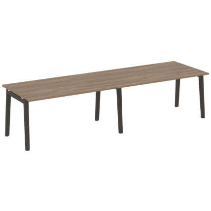 Стол переговорный (2 столешницы) ONIX WOOD OW.PRG-2.4 Дуб Аризона/Темный_0