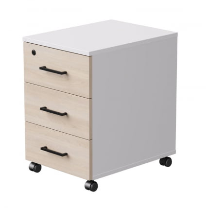 Тумба мобильная Everprof EVO 254Т001 Дуб Соната Белый_0