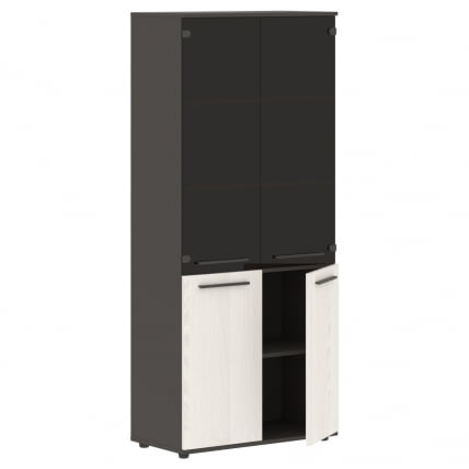 Шкаф комбинированный ЕДИС ЕХCС 85.2 Ясень Траун Мокко Мокко / EDIS EHCS_1