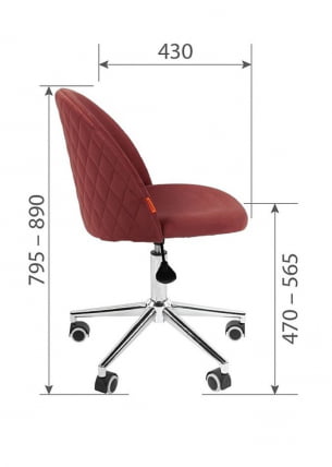 Офисное кресло Chairman Хоме 118 Бежевое / Home_7