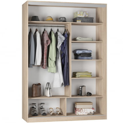 Шкаф-купе Б-220х160х60-2(ЯШТ-Д9Д9) / B-220х160х60-2(ЯШТ-D9D9)_1