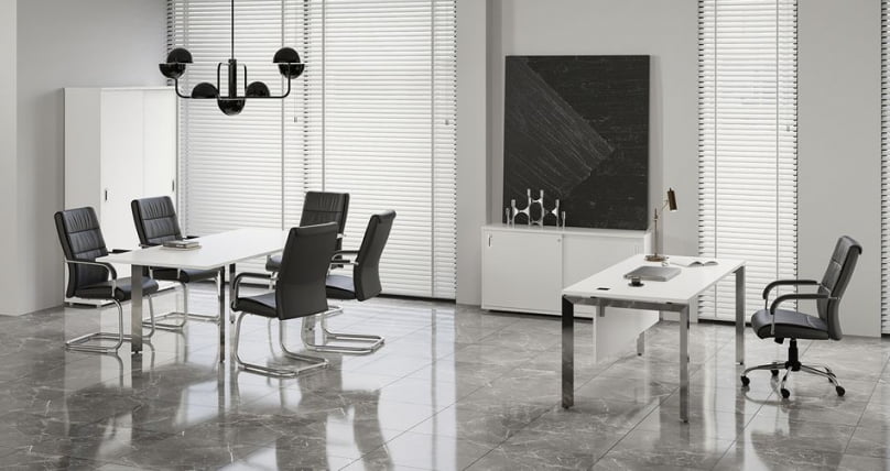 Брифинг-приставка на П-образном м/к ONIX DIRECT LUX M-O.MP-BR-11 Белый бриллиант_1